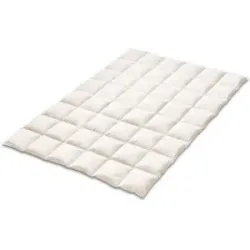 Kauffmann Daunen Mono-Steppbett   ¦ weiß ¦ Maße (cm): B: 155 H: 5
