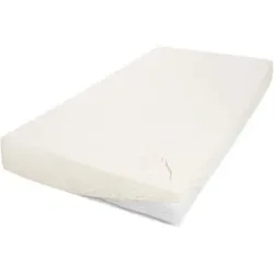 Höffner Jersey Spannbettlaken   ¦ beige ¦ Maße (cm): B: 150 H: 22