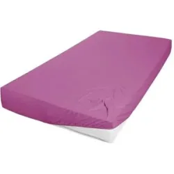 Höffner Jersey Spannbettlaken   ¦ rosa/pink ¦ Maße (cm): B: 120 H: 22