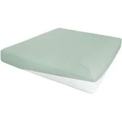 Höffner Jersey-Elastan Boxspringlaken   ¦ grün ¦ Maße (cm): B: 150 H: 28