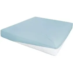 Höffner Jersey-Elastan Boxspringlaken   ¦ blau ¦ Maße (cm): B: 190 H: 28