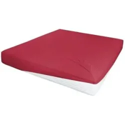 Höffner Jersey-Elastan Boxspringlaken   ¦ rot ¦ Maße (cm): B: 100 H: 28