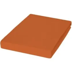 Janine Spannbetttuch   ¦ orange ¦ Maße (cm): B: 200 H: 35