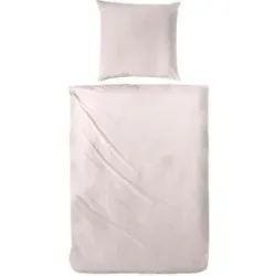 Höffner Satin Bettwäsche-Set   ¦ rosa/pink ¦ Maße (cm): B: 200 H: 1