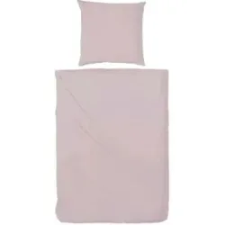 Höffner Stone-Washed Bettwäsche   ¦ rosa/pink ¦ Maße (cm): B: 200 H: 1