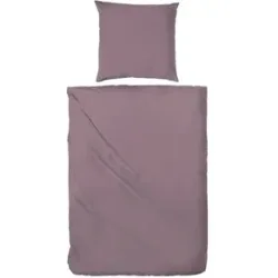 Höffner Flanell Bettwäsche-Set   ¦ lila/violett ¦ Maße (cm): B: 155 H: 1