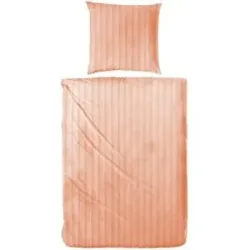 Höffner Renforcé Bettwäsche-Set   ¦ orange ¦ Maße (cm): B: 155 H: 1