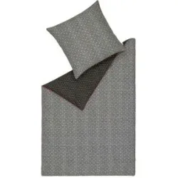 Esprit Satin Bettwäsche-Set   ¦ schwarz ¦ Maße (cm): B: 155 H: 2,5