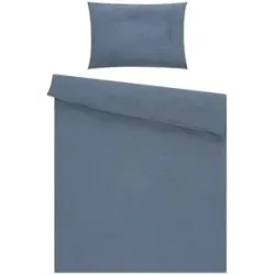 Uups Bettwäsche  Baby Musselin ¦ blau ¦ Maße (cm): B: 100