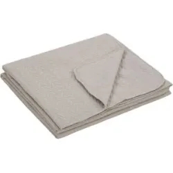 Höffner Tagesdecke  Nancy ¦ beige ¦ 100% Baumwolle ¦ Maße (cm): B: 220