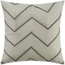 Höffner Kissen  ZickZack ¦ beige ¦ Maße (cm): B: 45