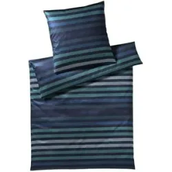 JOOP! Satin Bettwäsche  Ocean ¦ blau ¦ Maße (cm): B: 135