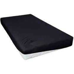 como Jersey-Spannbetttuch   ¦ schwarz ¦ Maße (cm): B: 90