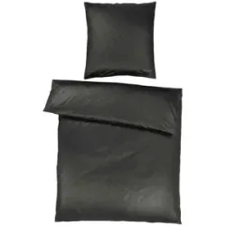 JOOP! Mako-Satin Bettwäsche  Cornflower ¦ schwarz ¦ Maße (cm): B: 135