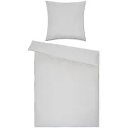 como Satin Bettwäsche  Satin Piping ¦ weiß ¦ Maße (cm): B: 135