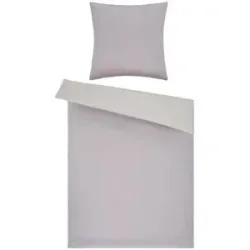 como Satin Wende-Bettwäsche  Satin Piping ¦ lila/violett ¦ Maße (cm): B: 135
