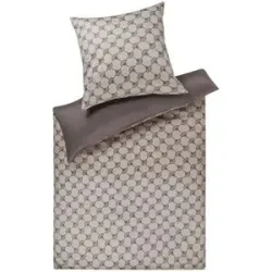 JOOP! Mako Satin Bettwäsche  Cornflower Double ¦ grau ¦ Maße (cm): B: 135