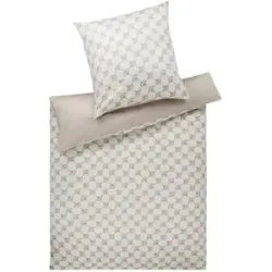 JOOP! Mako Satin Bettwäsche  Cornflower Double ¦ creme ¦ Maße (cm): B: 135