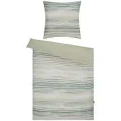 Como Green Satin Wende-Bettwäsche  Ombre ¦ grün ¦ Maße (cm): B: 135
