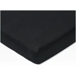 JOOP! Topperspannbetttuch Uni   ¦ schwarz ¦ Maße (cm): B: 100 H: 1