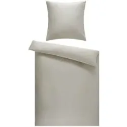 Como Green Satin Bettwäsche  Uni ¦ beige ¦ Maße (cm): B: 135
