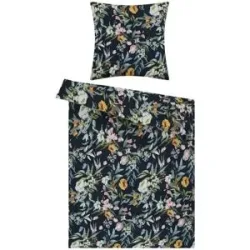 como Biber Bettwäsche  Night Flower ¦ mehrfarbig ¦ Maße (cm): B: 135