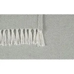 Höffner Tagesdecke  Fischgrad ¦ grün ¦ 100% Baumwolle ¦ Maße (cm): B: 220