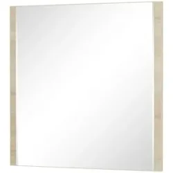 Höffner Spiegel 80 x 79 cm Life ¦ holzfarben ¦ Glas,Aluminium,Holzwerkstoff ¦ Maße (cm):