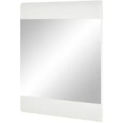 Höffner Spiegelpaneel  Cortina ¦ weiß ¦ Holzwerkstoff,Glas ¦ Maße (cm): B: 80 H: 80 T: