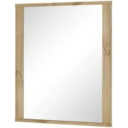 uno Spiegel 75 x 85 cm Yambio ¦ holzfarben ¦ Glas,Aluminium,Holzwerkstoff ¦ Maße