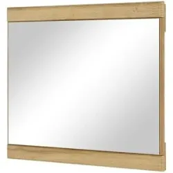 Höffner Spiegel  Coimbra ¦ holzfarben ¦ Holzwerkstoff,Glas ¦ Maße (cm): B: 92,8 H: 72,5