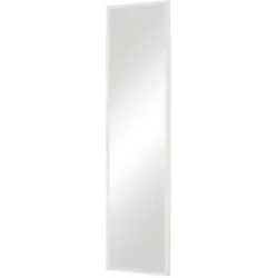 Höffner Wandspiegel  Menzino ¦ weiß ¦ Holzwerkstoff,Glas ¦ Maße (cm): B: 40 H: 160