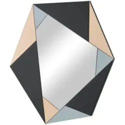 Höffner Wandspiegel  Navena ¦ silber ¦ Holzwerkstoff,Glas ¦ Maße (cm): B: 108 H: 90 T: