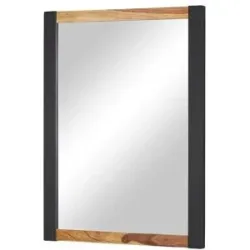 Gray & Jones Spiegel 60 x 80 cm Tierra Fuego ¦ schwarz ¦ Glas,Aluminium,Metall ¦