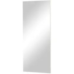 Höffner Spiegel 53 8 x 120 cm Pinto ¦ weiß ¦ Glas,Aluminium,Holzwerkstoff ¦ Maße (cm):