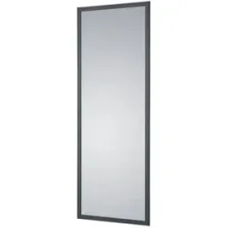 Höffner Spiegel  Rivoli ¦ grau ¦ Glas,Aluminium,Holzwerkstoff ¦ Maße (cm): B: 66 H: 166