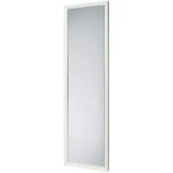 Höffner Spiegel  Biacesa ¦ weiß ¦ Glas,Aluminium,Holzwerkstoff ¦ Maße (cm): B: 35 H: 125