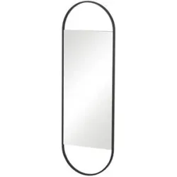Höffner Spiegel  Gardola ¦ schwarz ¦ Metall,Glas ¦ Maße (cm): B: 39,5 H: 120 T: 2.0