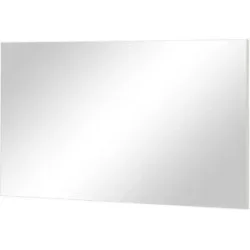 Höffner Spiegel  Leon ¦ weiß ¦ Glas,Aluminium,Holzwerkstoff ¦ Maße (cm): B: 120 H: 69 T:
