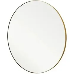 Roomers Spiegel  Pannone ¦ gold ¦ Metall ¦ Maße (cm): T: 2.2  Ø: 70
