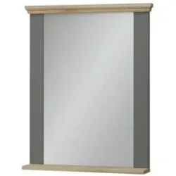 Höffner Spiegel  Countryside ¦ grau ¦ Holzwerkstoff,Glas ¦ Maße (cm): B: 69,8 H: 86,7 T: