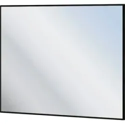Höffner Wandspiegel  Garda ¦ schwarz ¦ Spiegelglas,Holzwerkstoff ¦ Maße (cm): B: 92 H:
