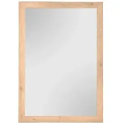 Höffner Spiegel 48 x 68 cm Kim ¦ holzfarben ¦ Holzwerkstoff ¦ Maße (cm): B: 1,6 H: 68