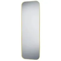 Höffner Spiegel 50 x 150 cm Britney ¦ gold ¦ Metall ¦ Maße (cm): B: 2,8 H: 150