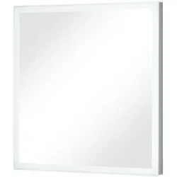 Höffner Badspiegel  Sandsee ¦ Glas,Metall ¦ Maße (cm): B: 70 H: 70 T: 3.0