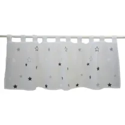 Höffner Schlaufen Panneaux   ¦ grau ¦ Synthetik ¦ Maße (cm): B: 140 H: 48