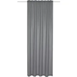 HOMEbasics Fertigschal   ¦ grau ¦ Maße (cm): B: 140 H: 245