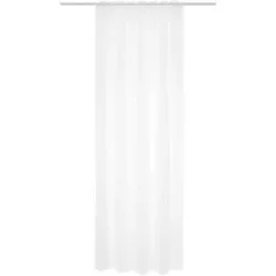 HOMEbasics Fertigschal   ¦ weiß ¦ Maße (cm): B: 140 H: 245