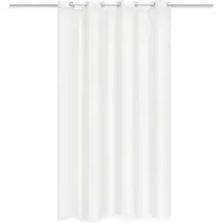 HOMEbasics Ösenschal   ¦ weiß ¦ Maße (cm): B: 140 H: 145