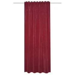 HOMEbasics Fertigschal   ¦ rot ¦ Synthetik ¦ Maße (cm): B: 135